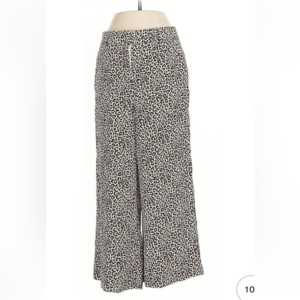 J. Crew Animal Print Trousers